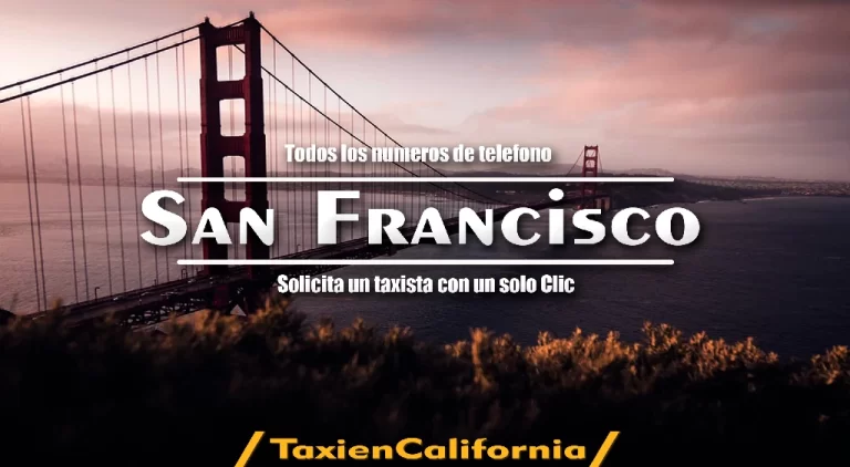 Números de Taxi en San Francisco 24 horas
